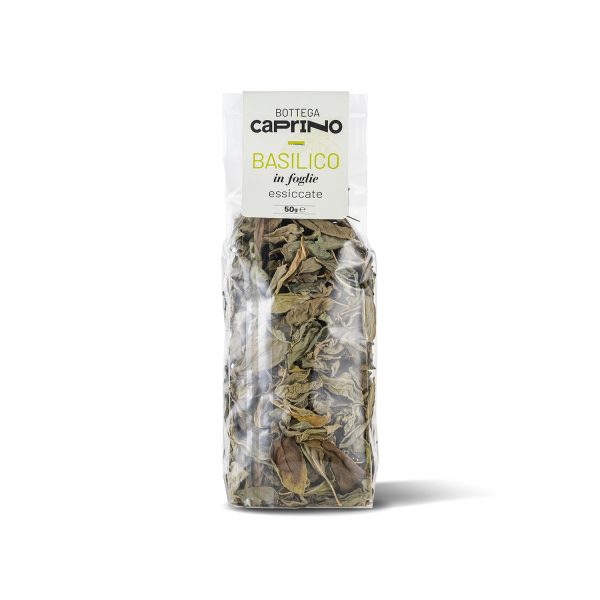 basilico in foglie 50g bottega caprino
